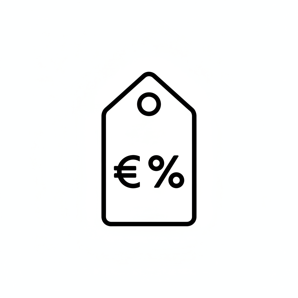Preisschild Symbol